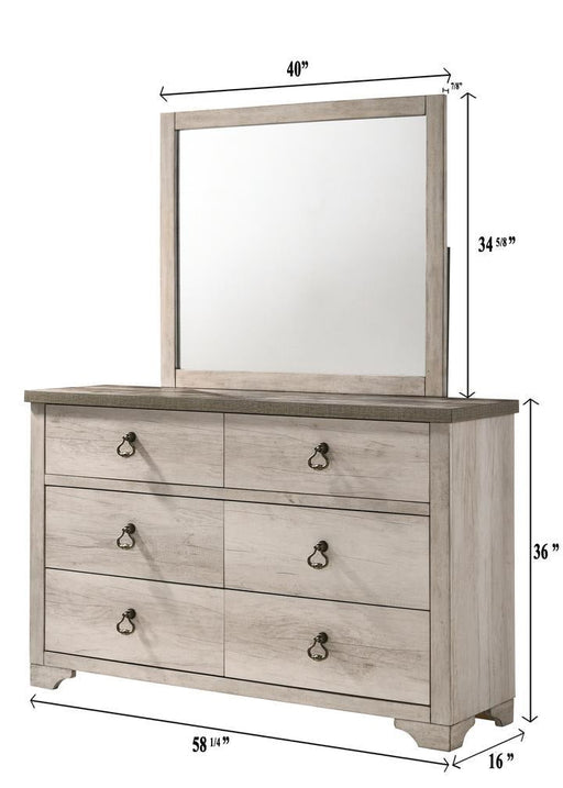 Patterson Driftwood Gray Dresser - Lara Furniture