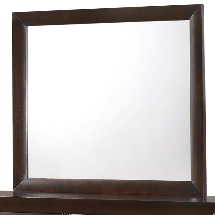 Emily Dark Cherry Mirror - Lara FurnitureMirror