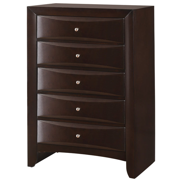 Emily Dark Cherry Chest - Lara Furniture