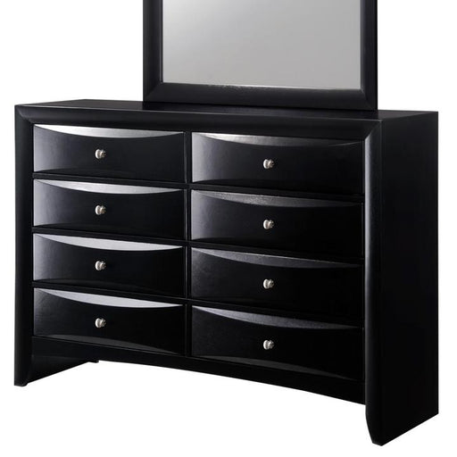 Emily Black Dresser - Lara Furniture
