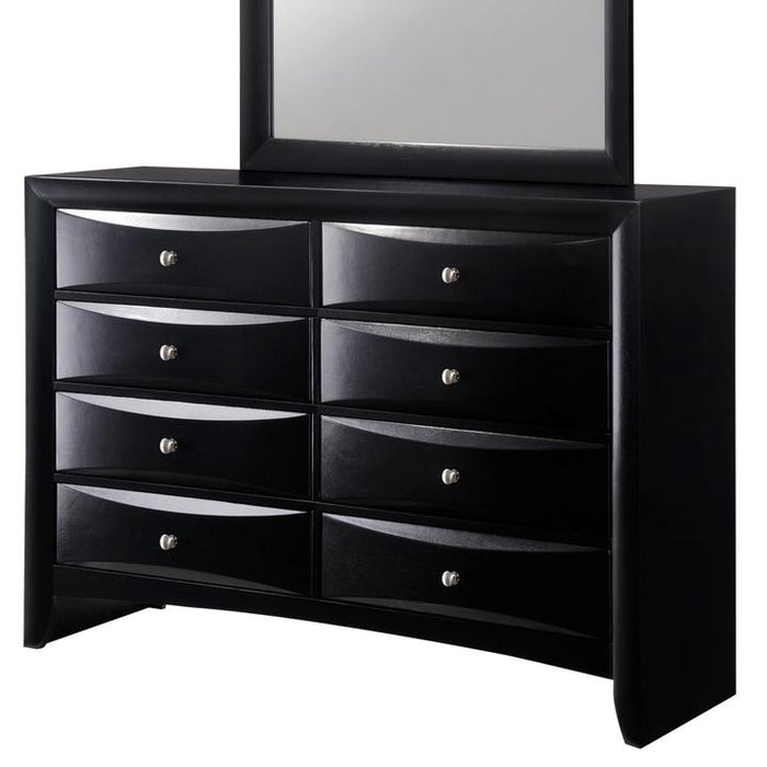 Emily Black Dresser - Lara Furniture