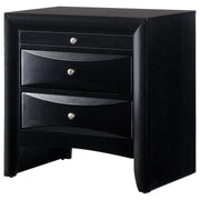 Emily Black Nightstand - B4280-2 - Lara Furniture