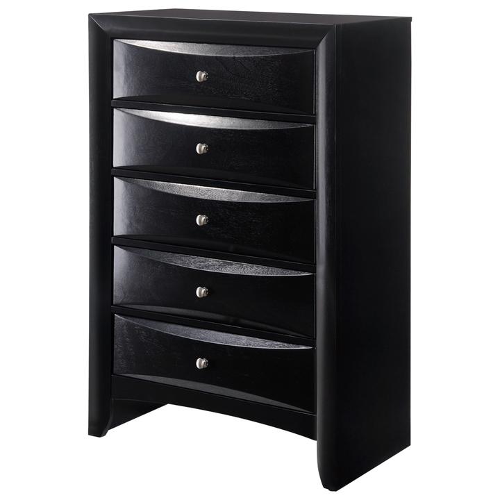 Emily Black Chest - Lara FurnitureChest