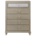 Lila Champagne Panel Bedroom Set - Lara Furniture