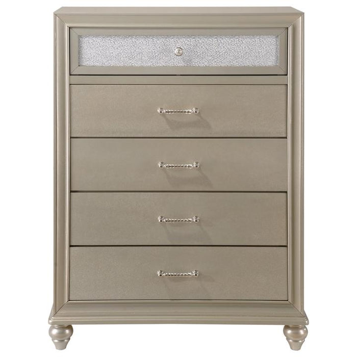Lila Champagne Chest - Lara Furniture