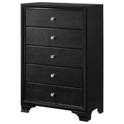 Micah Black Chest - Lara FurnitureChest