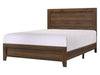 Millie Cherry Brown King Panel Bed - Lara Furniture