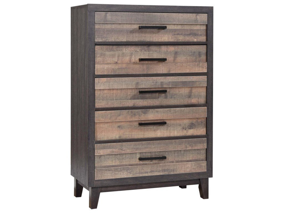 Tacoma Brown Panel Bedroom Set - Lara Furniture
