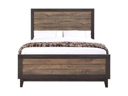 Tacoma Brown King Panel Bed - Lara Furniture
